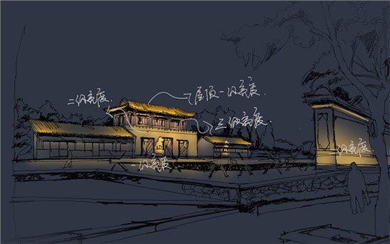 古建筑亮化設計 