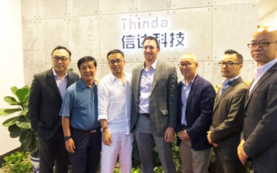 唐國(guó)慶老師攜美國(guó)路創(chuàng)電子公司中國(guó)區(qū)域代表到訪信達(dá)電通科技