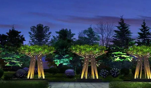 景觀植被的幾種照明手法簡(jiǎn)述