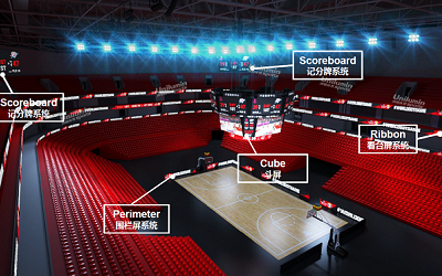 684.4平方米圍欄屏,洲明科技助力歐洲超級杯!