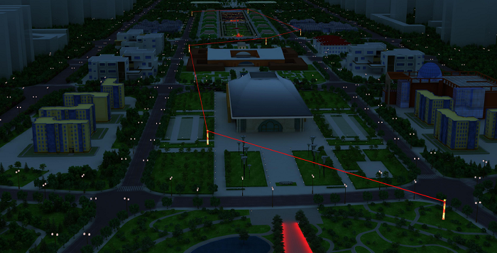 延安中軸線(xiàn)夜景規(guī)劃設(shè)計(jì)