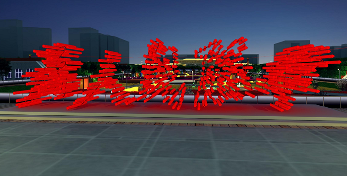 延安中軸線(xiàn)夜景規(guī)劃設(shè)計(jì)