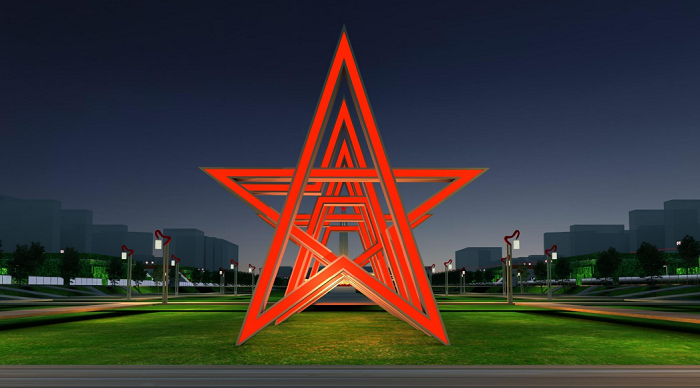 延安中軸線(xiàn)夜景規(guī)劃設(shè)計(jì)